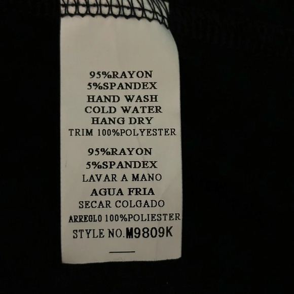 NWT monoreno Womens 3/4 Sleeve 95/5 Rayon/Spandex Flowy Mini‎ Dress Chiffon Trim - Picture 6 of 6